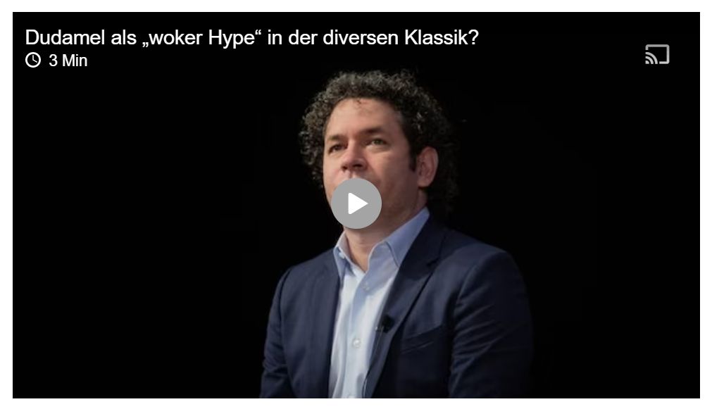 Dudamel als „woker“ Hype?