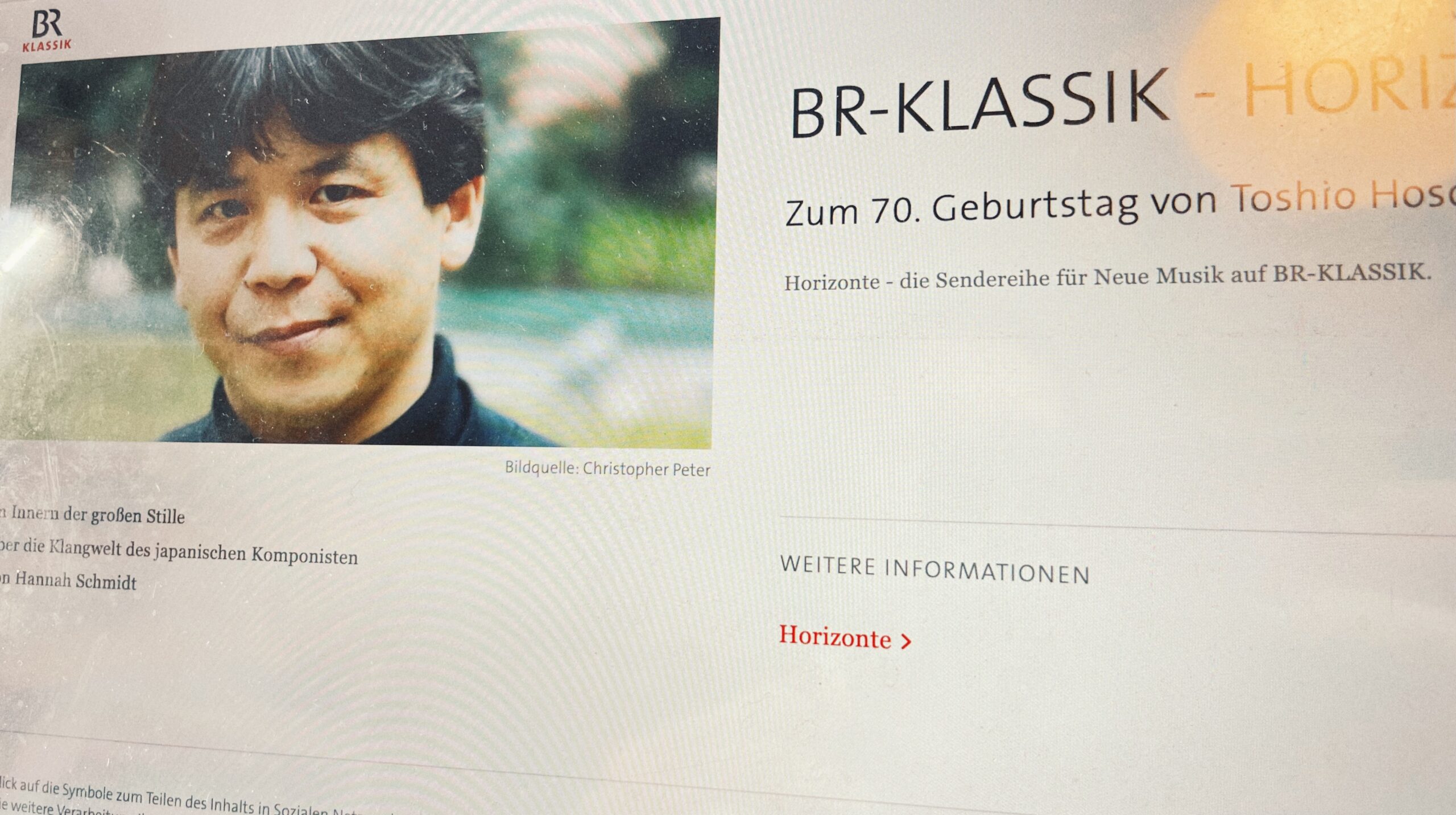 Im Innern der großen Stille