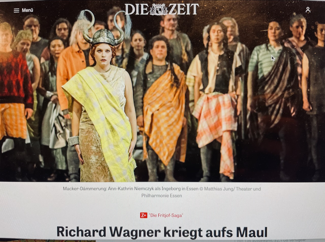 Richard Wagner kriegt aufs Maul